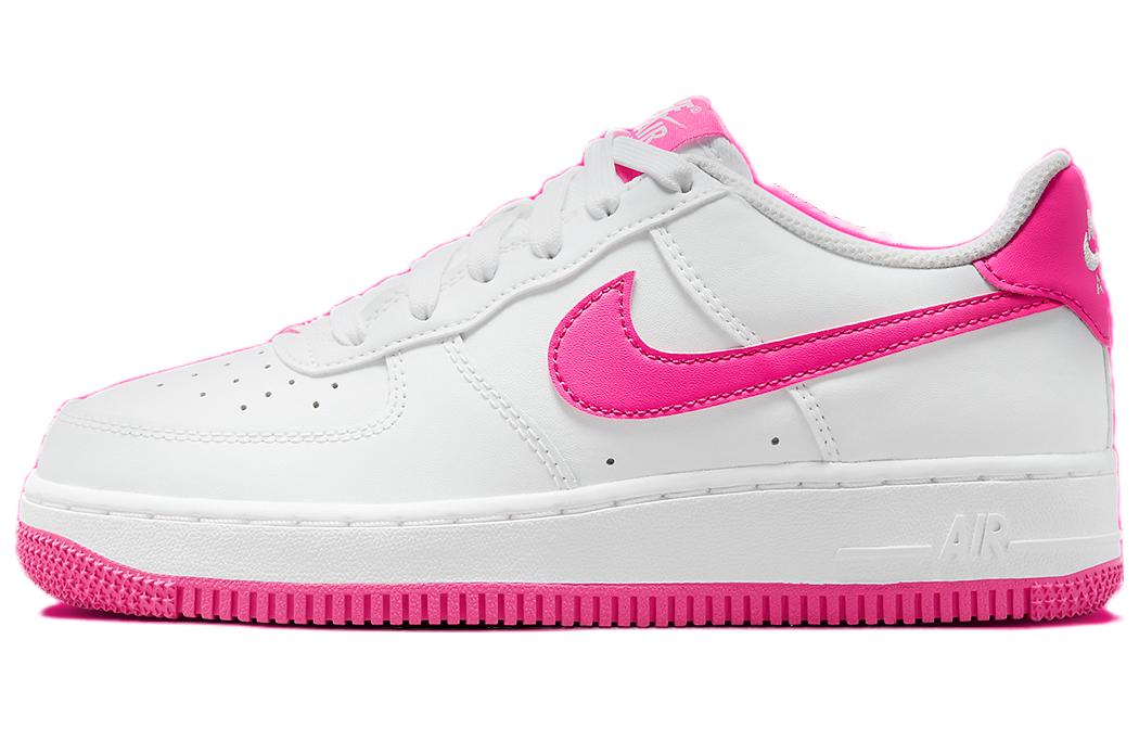 Кроссовки Nike Air Force 1 (бело-розовые)