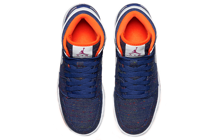 Кроссовки Jordan Air Jordan 1 Retro High GS (синие) — фото 6