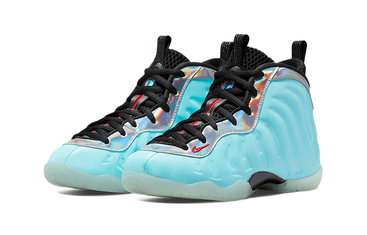 Кроссовки Nike Foamposite One (голубые) — фото 4