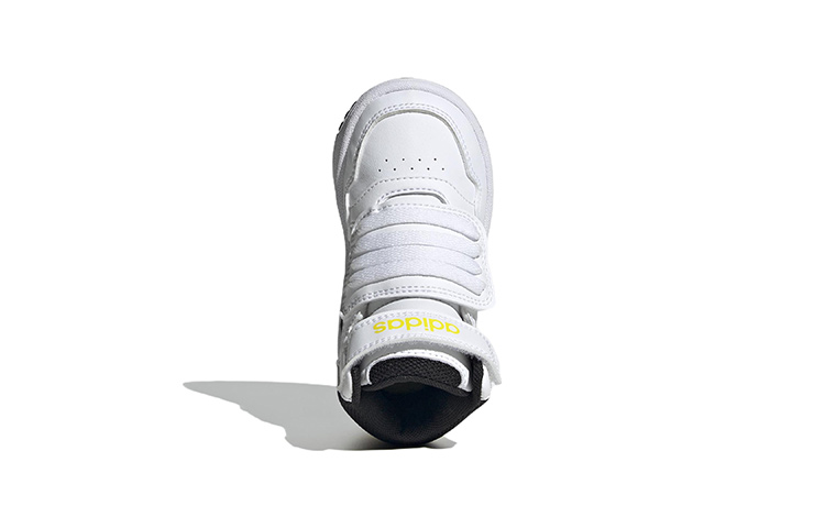 Детские кеды adidas neo Hoops Mid (черно-белые) — фото 5