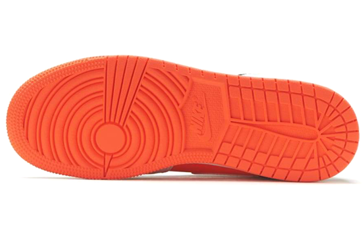 Jordan Air Jordan 1 Mid GS (оранжево-желтые) — фото 10