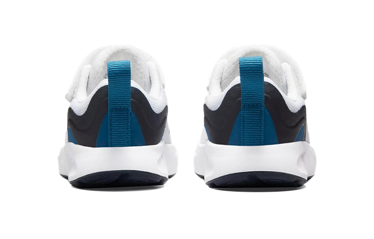 Детские кроссовки Nike Wearallday (бело-синий) — фото 6
