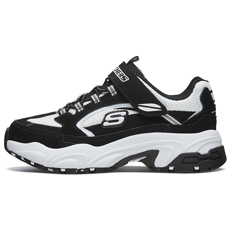 Детские кеды Skechers (черно-белый)