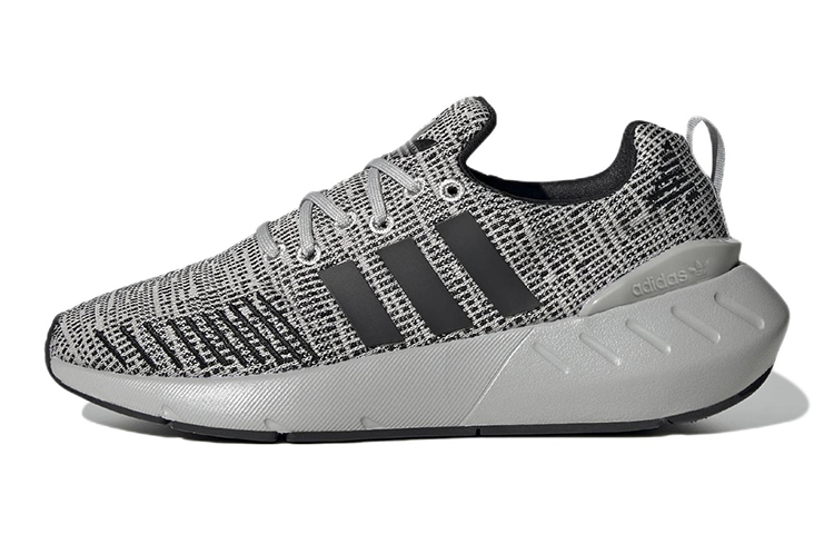 Кроссовки adidas originals Swift Run 22 J (серо-черные)