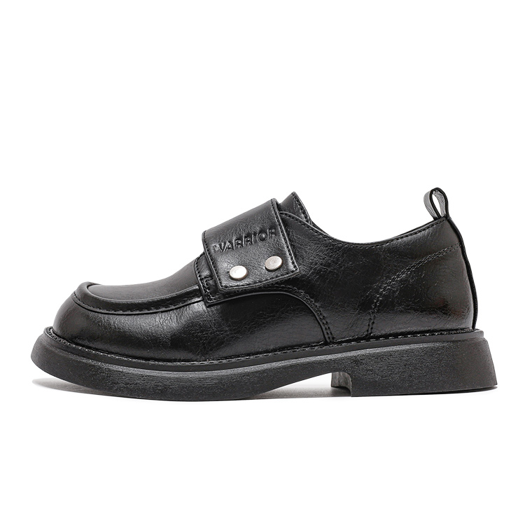 Warrior synthetic leather, comfortable for going out, non-slip and wear-resistant, low-cut children's leather shoes, children's style