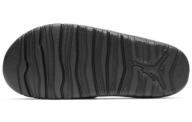 Шлепки Jordan Break GS (черно-белые) — Чёрныйбелый — фото 5