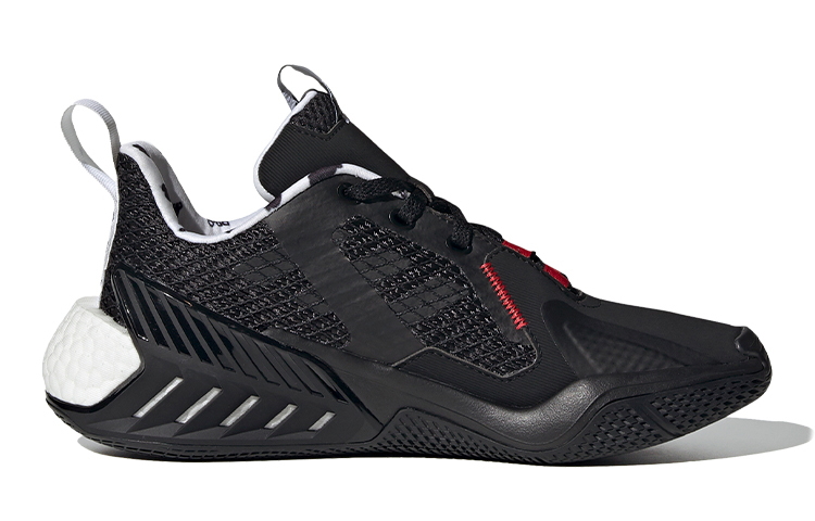 Детские кроссовки adidas 4Uture (черно-бело-красный) — Чёрный / белый / красный — фото 3