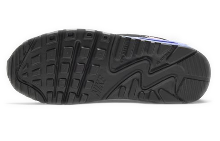 Кроссовки Nike NikeAir Max 90 QS (серо-фиолетовый) — фото 6