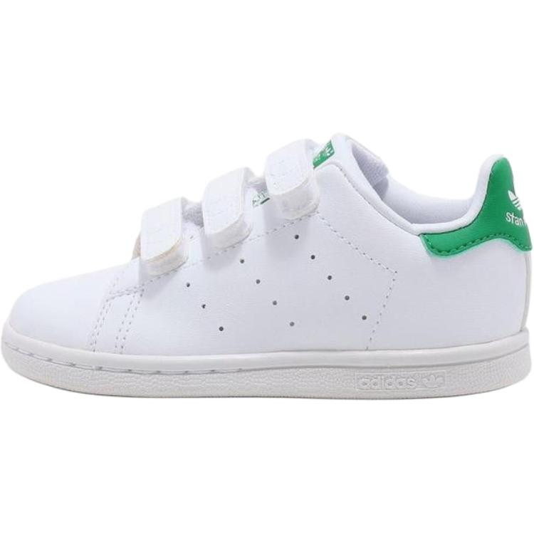 Детские кеды adidas originals Stan Smith (бело-зеленые)