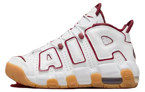 Nike Air More Uptempo GS 'White Team Red Gum'