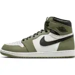 Jordan 1 High top Basketball Shoes Green Unisex