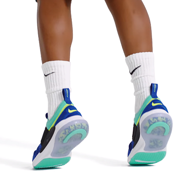 Кроссовки Nike NikeJoyride Nova GS (черно-синие) — Чёрныйсинийбелый — фото 8