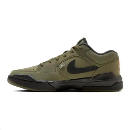 Jordan Stadium 90 GS Low top Casual Shoes Black Green