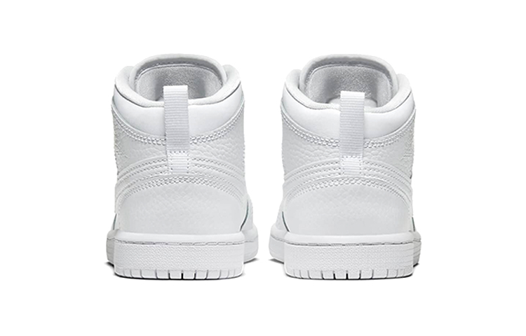 Детские кроссовки Jordan Air Jordan 1 Mid (белые) — фото 6