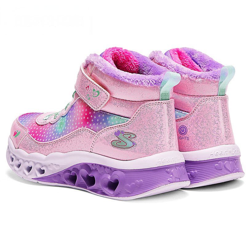 Детские ботинки Skechers Kids Girls (розовые) — фото 4