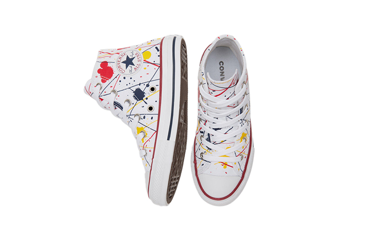 Кеды Converse Chuck Taylor All Star (бело-многоцветные) — фото 5