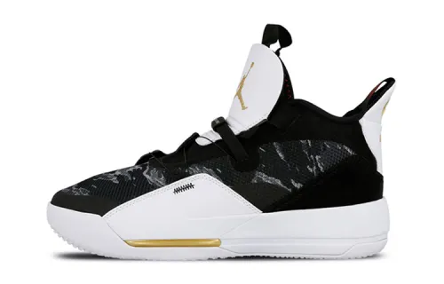 Jordan Air Jordan 33 'Tiger Camo' Low top Performance Basketball Shoes White Black Unisex