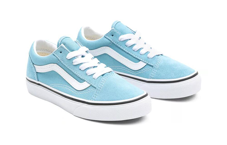 Кеды Vans Old Skool (небесно-голубые) — фото 3