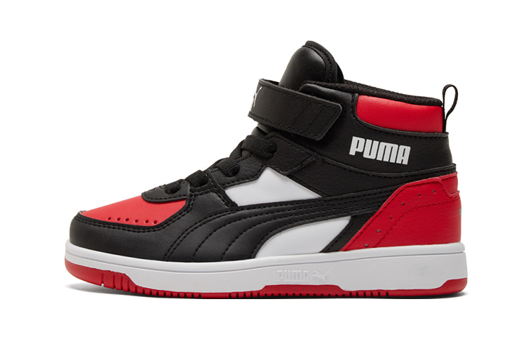 Кеды PUMA Joy с липучками (черно-красные)
