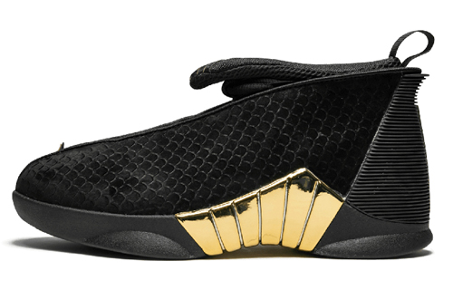 Кроссовки Jordan Air Jordan 15 Retro Doernbecher 2018 (черно-золотые)