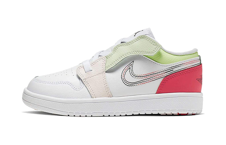 Детские кроссовки Jordan Air Jordan 1 Low Alt (бело-красные)