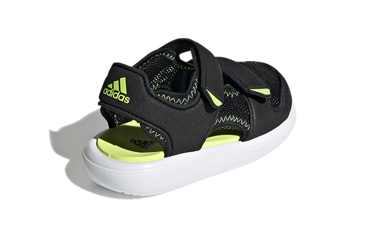 Детские сандалии adidas Water Sandal (черно-желтые) — фото 5