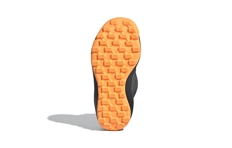 Мужские ботинки adidas Rapidasnow C (черно-оранжевые) — фото 6