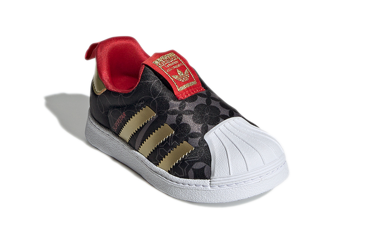 Детские кеды adidas originals Superstar 360 I (черно-золотые) — Чёрный / золотой — фото 5