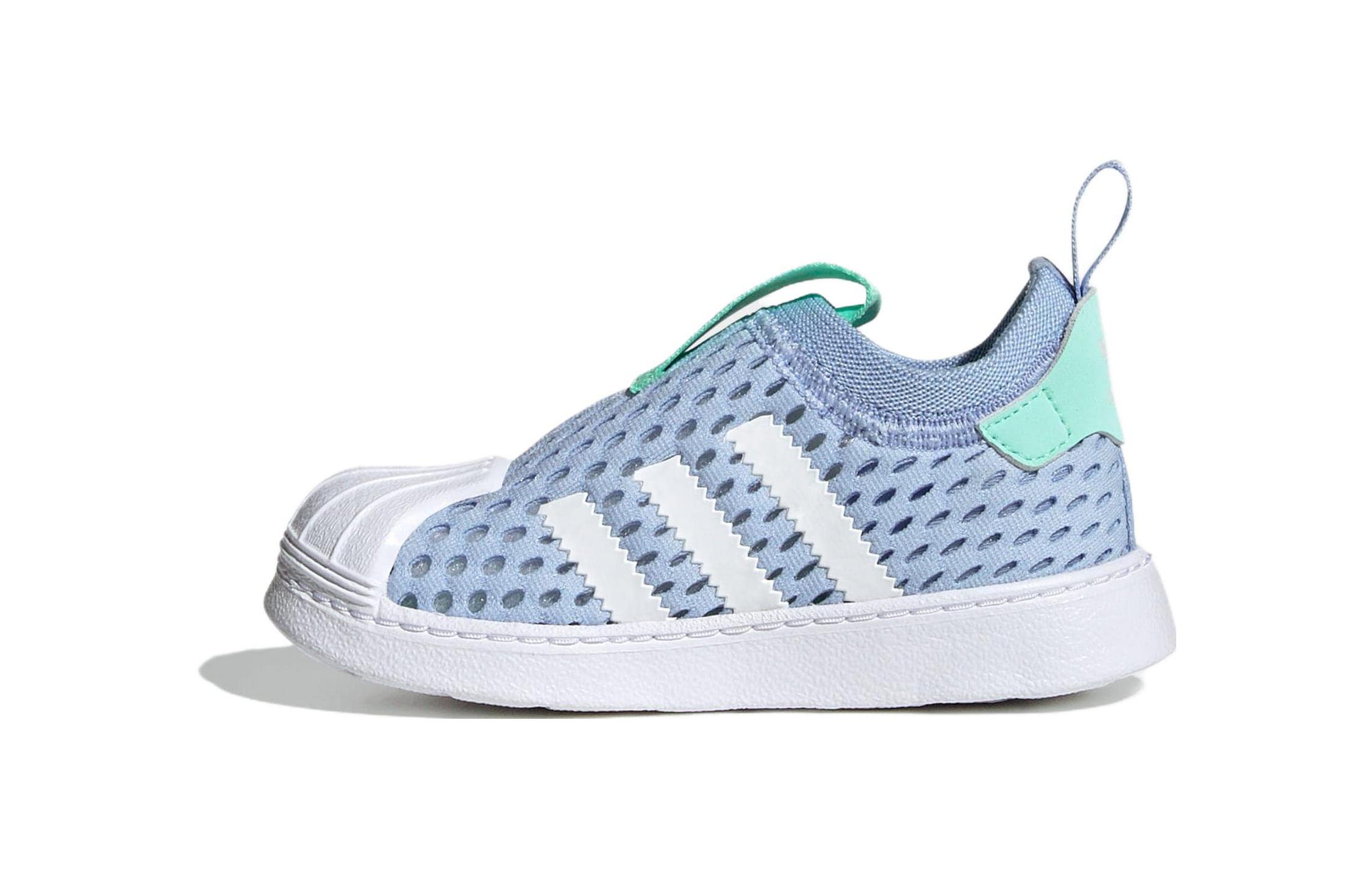 Детские кеды adidas originals SUPERSTAR 360 2.0 (сине-белые)