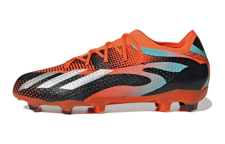 Детские бутсы adidas Messi Messi.1 FG J (оранжево-черные)