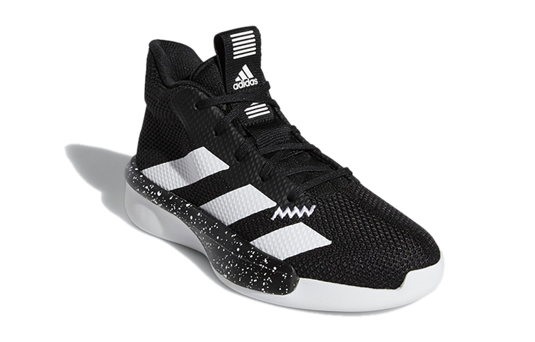 Детские кроссовки adidas Pro Next K (черно-белый) — Чёрный / белый — фото 4