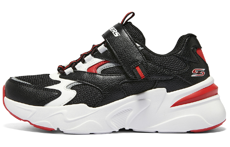 Детские кроссовки Skechers (черно-красный)