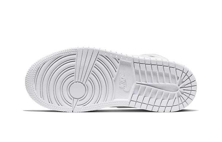Детские кроссовки Jordan Air Jordan 1 Mid (белые) — фото 7