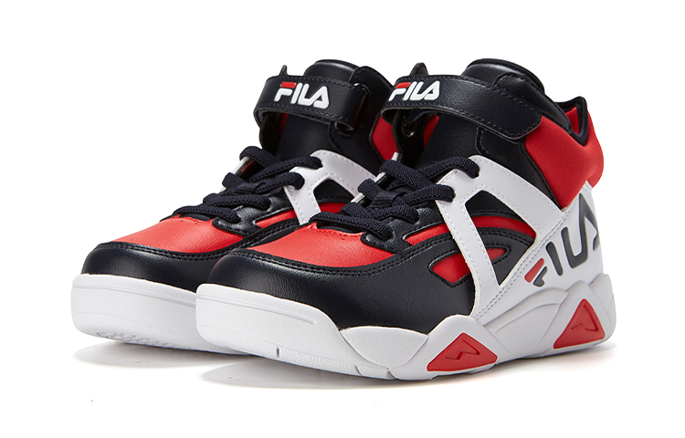 Кроссовки Fila KIDS (черно-красно-белые) — фото 3