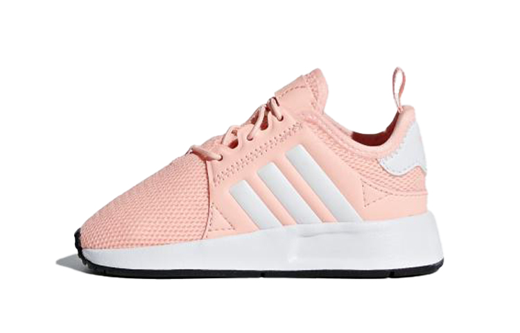 Детские кроссовки adidas (розово-белые)