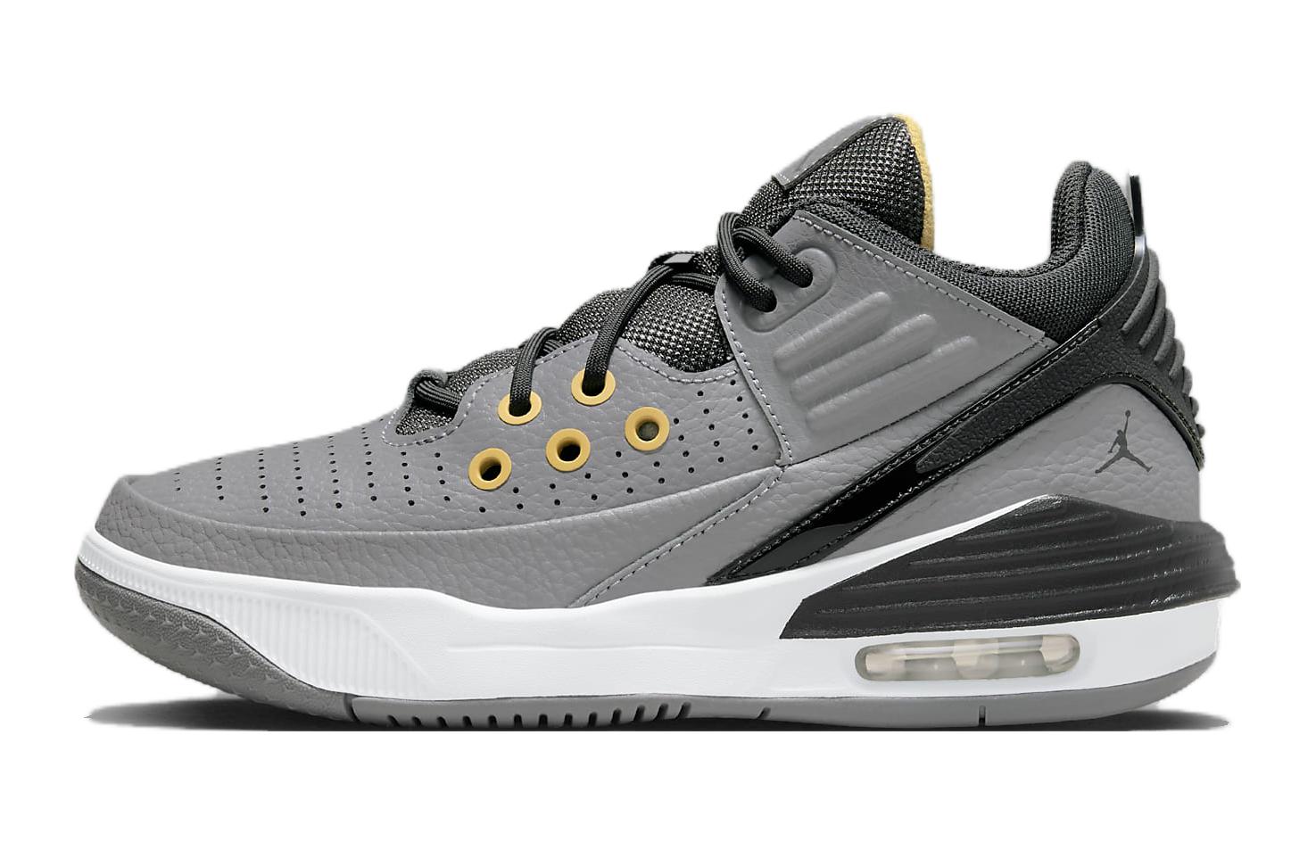 Jordan Max Aura 5 Low top Basketball Shoes Gray Unisex