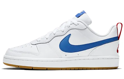 Nike Court Borough Low 2 'White Blue Red' GS