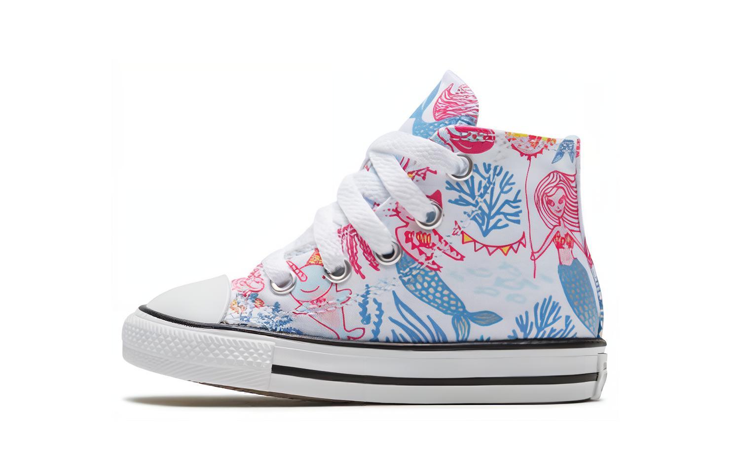 Кеды Converse Converse Chuck Taylor All Star PU (розовые с синим)