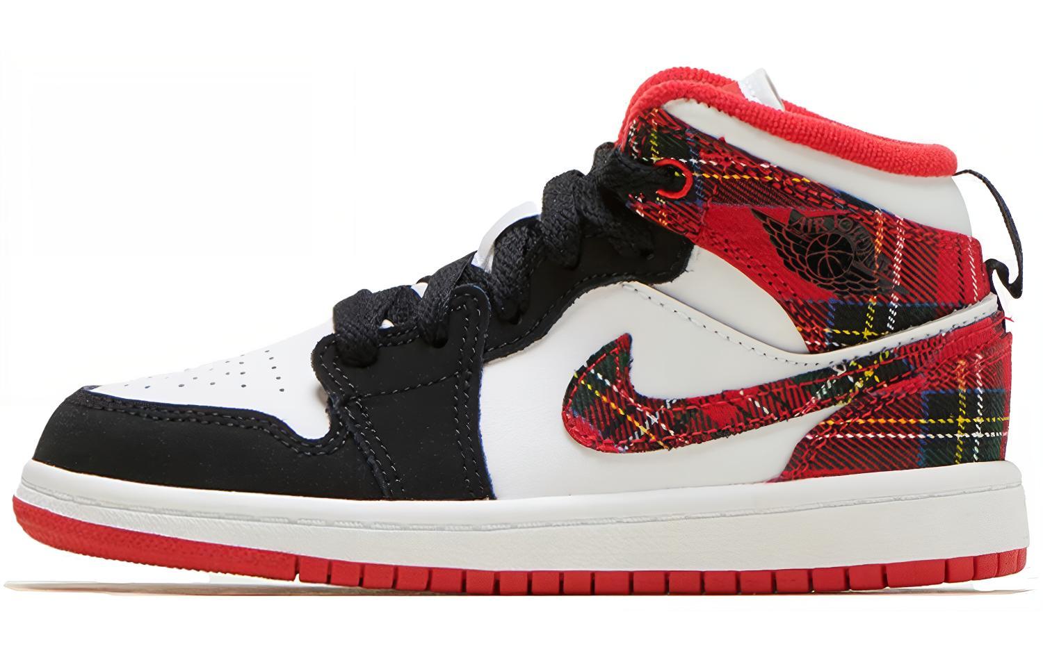Детские кроссовки Jordan Air Jordan 1 (красно-зеленые)