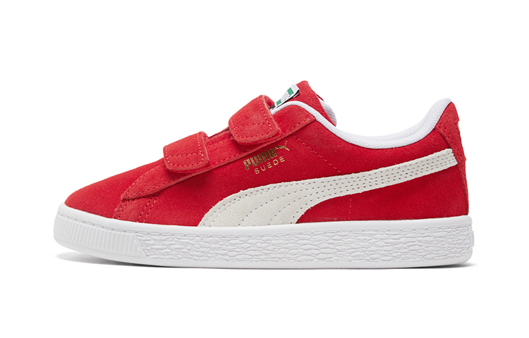 Кеды PUMA Suede Classic Xxi (бело-красные)