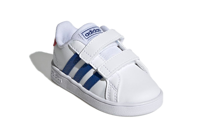 Детские кеды adidas neo GRAND COURT (бело-синие) — Белый / синий — фото 5