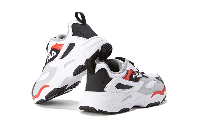 Детские кроссовки Fila KIDS Tracer (бело-красно-черные) — фото 5