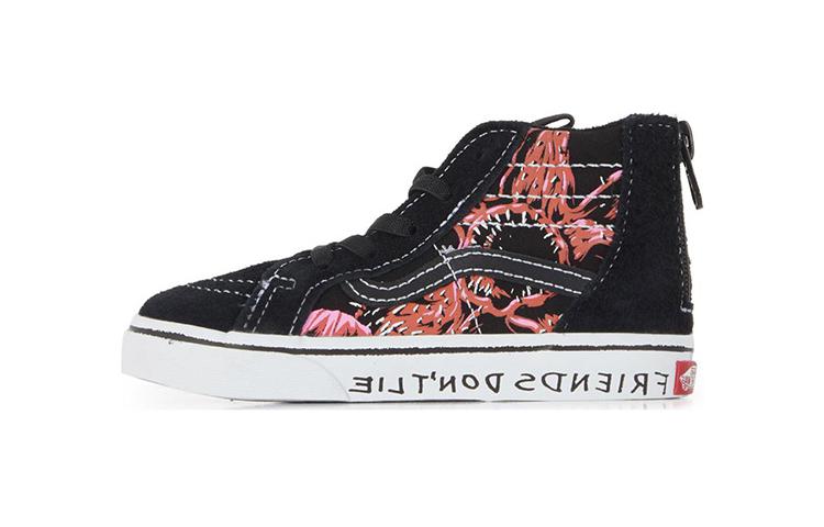 Vans SK8 Sports Breathable High Top Toddler Shoes Black Infant and Toddler