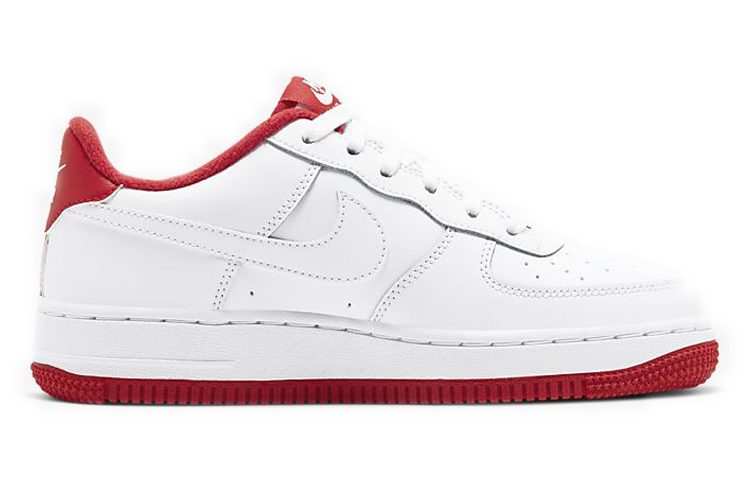 Кеды Nike Air Force 1 (бело-красный) — Белыйкрасный — фото 3