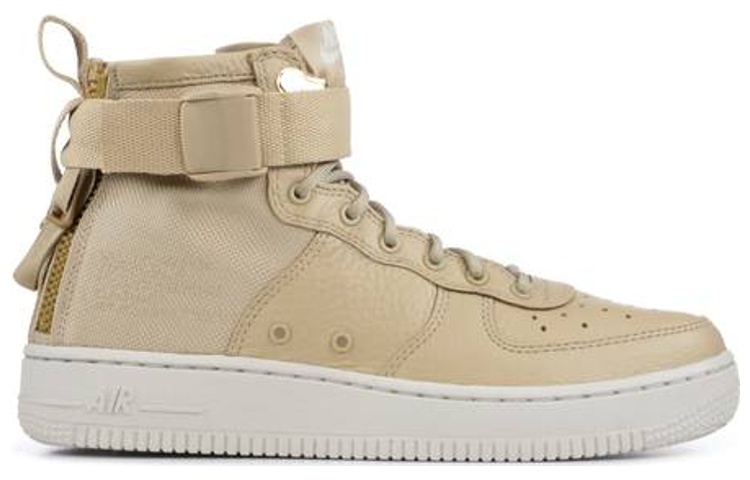 Кеды Nike Air Force 1 (коричнево-бежевые) — фото 4
