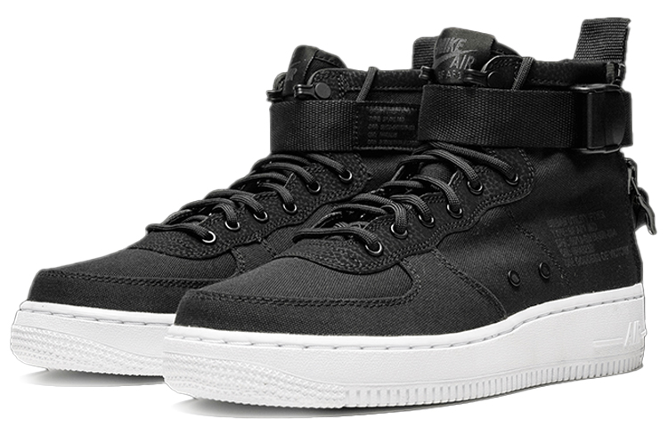 Кеды Nike Air Force 1 (черные) — фото 4