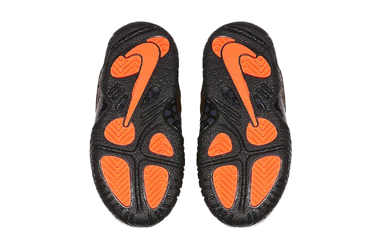 Детская обувь Nike Little Posite Pro "Hyper Crimson" (красно-черная) — фото 5