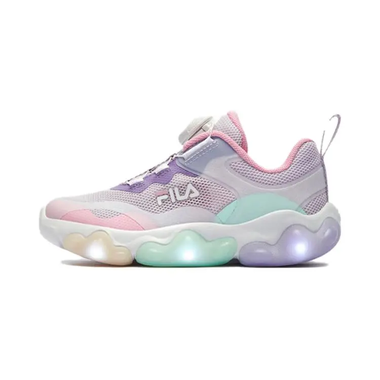 FILA KIDS Boa Low top Kids' Training Shoes Purple White Children Aged 3 7 Years Old