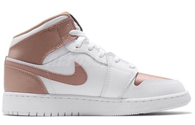 Унисекс кеды Jordan JordanAir Jordan 1 Mid GS (розовое золото) — фото 4