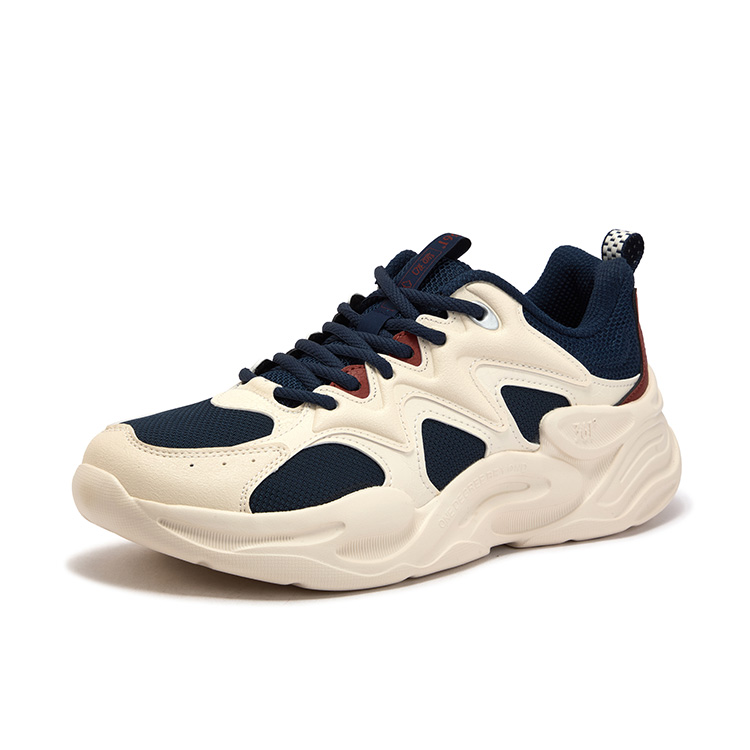 361° Abrasion Resistant Breathable Low top Casual Running Shoes Men’s White Blue Red